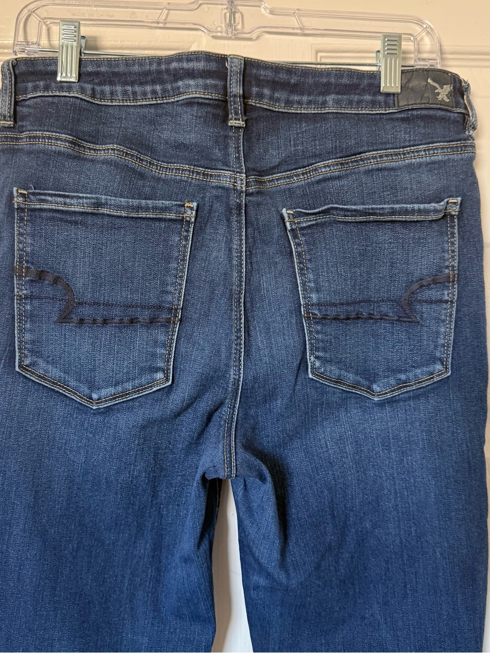American Eagle Outfitters Skinny Jeans in Dark Blue Wash